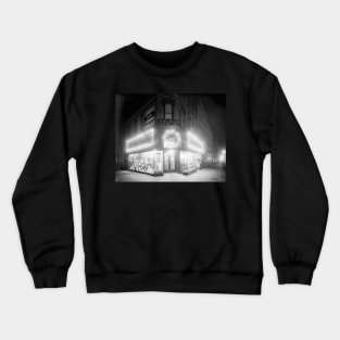 Corner Store At Night, 1920. Vintage Photo Crewneck Sweatshirt